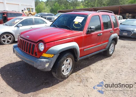 2006 Jeep Liberty Sport from USA, damaged, VIN 1J8GK48K76W111911